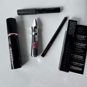 4pc Tarte/Anastasia Brow/Mascara Bundle